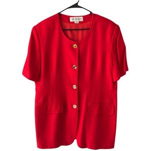 Jones New York Short Sleeve Blazer 14